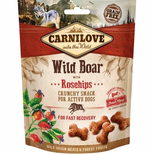 Carnilove Crunchy vildsvin med hyben, 200g