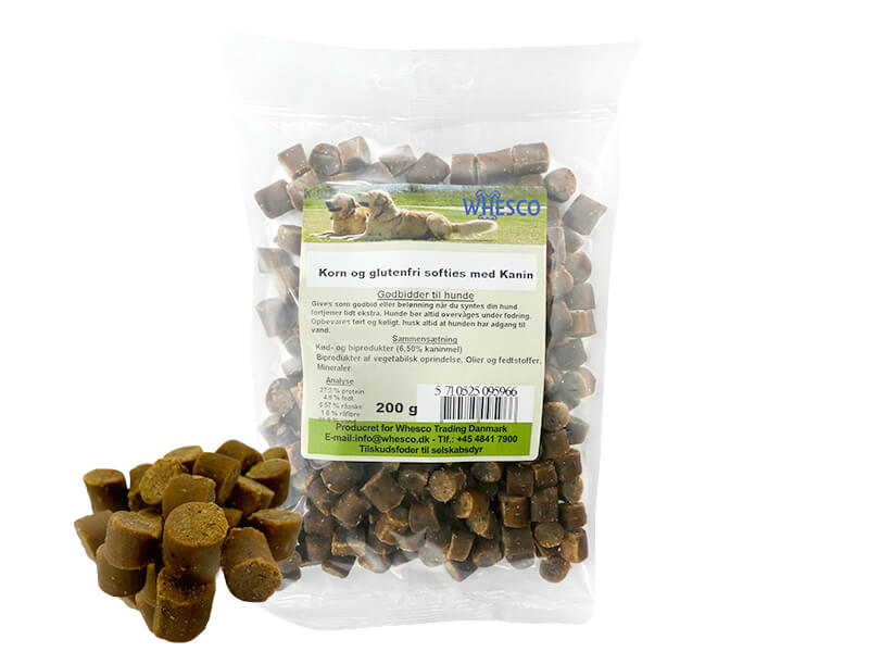 Whesco softies godbidder, kanin 200g