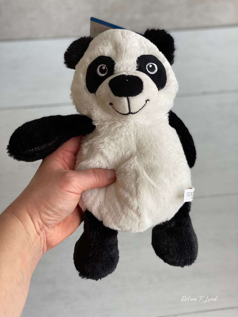 Panda plysbamse I 26 cm