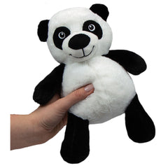 Panda plysbamse I 26 cm