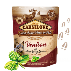 Carnilove vådfoder med kalkun & råvildt, 300g