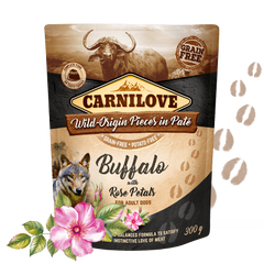 Carnilove vådfoder med kalkun & bøffel, 300g