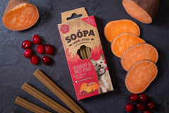SOOPA Dental Sticks Cranberry & Sweet Potato, 100g