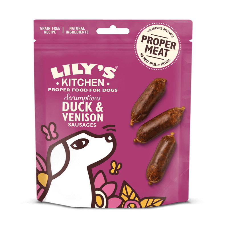 Lilys Kitchen Duck & Venison Sausages