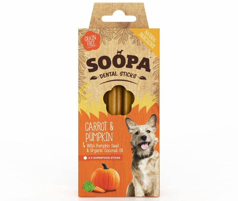 SOOPA Dental Sticks Carrot & Pumpkin, 100g