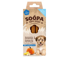 SOOPA Puppy Sticks Banana & Pumpkin, 100g