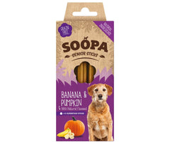 SOOPA Senior Sticks Banan & Pumpkin, 100g