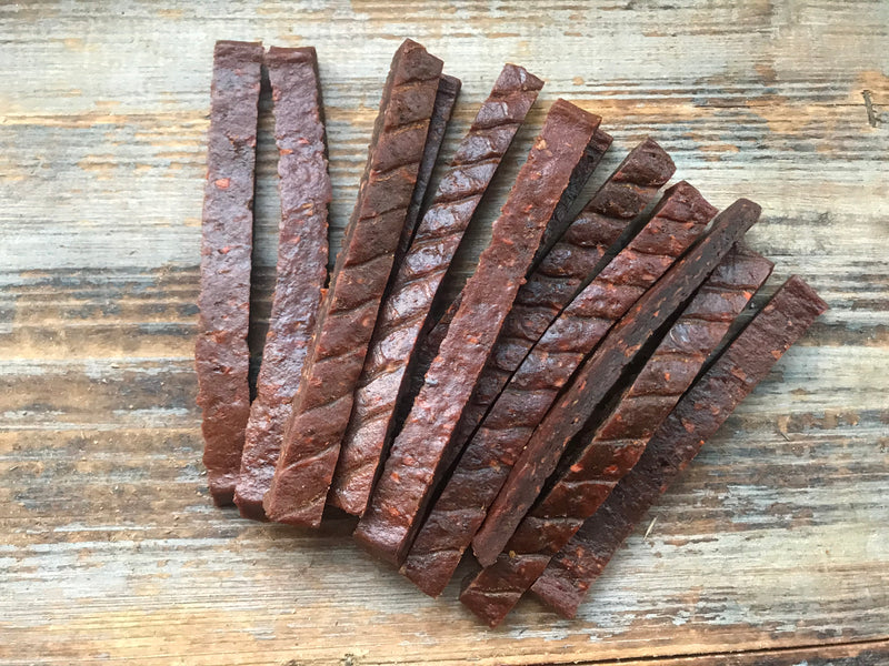 Woolf Laks & Gulerod Strips, 100g