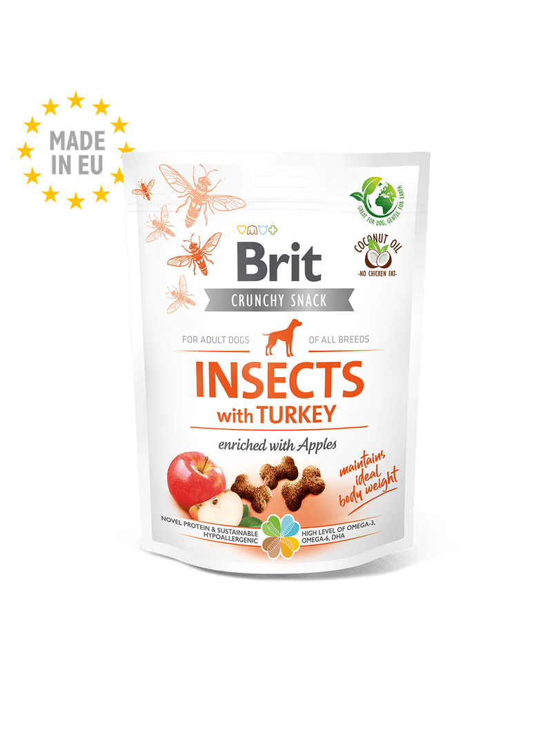 Brit Crunchy godbidder, insekt & kalkun