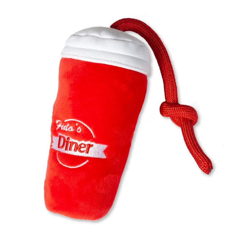 Hundelegetøj milkshake, 18 cm