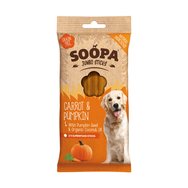 SOOPA JUMBO Sticks, Carrot & Pumpkin 170g