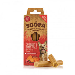SOOPA Dental Sticks Cranberry & Sweet Potato, 100g